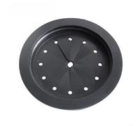1 paquete de red de filtro de fregadero de cocina, cesta de drenaje de goma estilo japonés con 12 agujeros para separación de desechos, tapón de agua negro para el hogar, cocina y baño