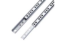 1 Par de Guías para Cajones Laterales, Corredores De Cajon Con Cojinete De Bolas Deslizante De Metal, Rieles Deslizadores para Cajón 17mm, Extracción Parcial para Cajones de Muebles (278mm)
