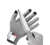 1 Par Guantes Anticortes Nivel 5, Guantes de Protección y Anticorte para Cuchillos, Cortes Guantes de Cocina Seguridad, para Cuchillos, Tallar Madera, guantes de seguridad para cocina, exterior