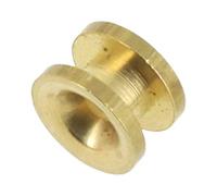 1 pasador de hilo para cabezal de desbrozadora de 4 mm de diámetro, 16 mm de diámetro, 9 mm de altura, cable de nailon.