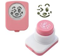 1 Pieces Rice Ball Embosser Smiley Face Stylist Ingredients Stampers Nori Bento Rice ball Molds, DIY Sushi Tool Seaweed Nori Punch, Onigiri Mould Multiple Expressions Maker Bento Box Decoration