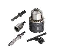 1 pieza 1,5 mm-13 mm Convertidor 1/2 20UNF Llave Taladro Adaptador Rosca Hexagonal SDS 1/2 Cuadrado Destornillador de Impacto Llave de Conexión de Punta Hexagonal(Square Adaptor(3pcs))