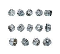 1 Pieza con Anillo de Sellado de latón de 1/2" M16 M17 M18 M19 M20 M22 M24 M28 M32, Conector de Rosca Macho Hembra for Grifo purificador de Agua con burbujeador, Accesorios de Cobre(M22 x 1I2)