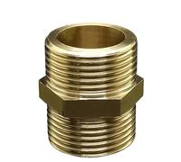 1 pieza de adaptador rápido de boquilla hexagonal for tubería de latón de 1/8", 1/4", 3/8", 1/2", 3/4", 1", 1-1/4", rosca macho BSP for agua, aceite y gas(G3I4-G 1)