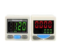 1 pieza de interruptor de manómetro digital ZSE30AF, manómetro de presión negativa de vacío ISE, presión positiva DPSN1, electrónico digital(ZSE30A-01-P-L)