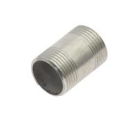 1 pieza de montaje de tubería de agua de acero inoxidable 304 1/8 "1/4" 3/8 "1/2" 3/4 "1" 1-1/4 "1-1/2" adaptador de instalación de tubería roscada hembra recta(2T Male Threaded,DN25)