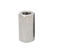 1 Pieza M6 M8 A2 Varilla Roscada De Acero Inoxidable Conector Hexagonal Tuerca Larga(M8x13x15)
