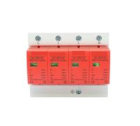 1 pieza protección contra sobretensiones AC SPD80/100 interruptor de alimentación módulo individual 4P 40KA-80KA 60KA-100KA color: 4P 385V AC tamaño: 60-100(60-100 KA(rojo))