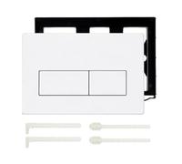 1 placa de actuador de descarga doble con botones ocultos para Geberit Sigma UP300 UP320 cisternas ocultas de inodoro, tanques de montaje en pared, piezas de panel empotrado para baño