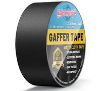 1 Rollo Cinta Gaffer Negra 50mm x 27,4m Impermeable Sin Residuos