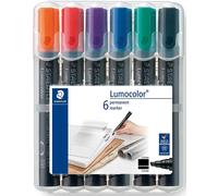 1 rotulador permanente Lumocolor 350 WP6, caja de 6 unidades
