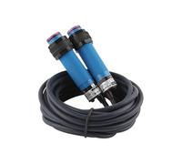 1 sensor de interruptor fotoeléctrico de contador M18, inducción de rayos infrarrojos de largo alcance, normalmente abierto, 5 m, E3F-5DN1, E3F-10DN1, 10 m(E3F-5DN1)