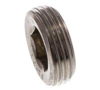 1'' Tapón de cierre de acero inoxidable con hexágono interior sin collarín 40 Bar