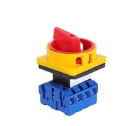 1 Uds 11-25/4P interruptor aislador ON-OFF 690V 25A candado 2 posiciones 4 polos interruptor de cámara giratorio principal parada de emergencia