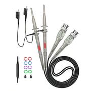 1 uds/2 uds P6100 BNC Kit de sonda de osciloscopio 100MHz 1X 10X Mayitr analizador de alcance de alta precisión sondas con pinza de cocodrilo cables de prueba 2PCS P6100