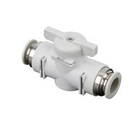 1 Uds conector neumático mejor calidad conectores de tubería de plástico de alta resistencia accesorios blancos adaptador de 6mm 8mm conector de tubo de rosca BSPT(BUC,4mm)