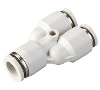 1 Uds conector neumático mejor calidad conectores de tubería de plástico de alta resistencia accesorios blancos adaptador de 6mm 8mm conector de tubo de rosca BSPT(PY,12mm)
