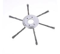 1 Uds. Cortacésped de 7/8/9 pulgadas, alambre de acero, cabezal de corte de malezas, rueda de eliminación de óxido, rueda de eliminación de malezas, cortacésped, piezas universales A1