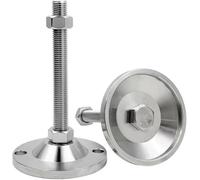 1 Uds D100 * M12M14/M16/M20 pies niveladores de acero inoxidable 304 alta resistencia, ajustables for maquinaria y equipo muebles(D100*M16*100mm)