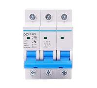 1 Uds DZ47-63 3P 16-63A disyuntor de carril trifásico 380V interruptor eléctrico de protección del Motor