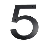 1 Uds. Kit De Uñas Con Números Casa Flotantes Modernos 30cm Incluido Perfecto for Puertas, Garajes Y(No.5)
