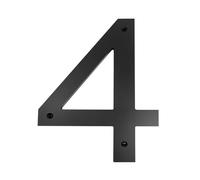 1 Uds. Kit De Uñas Con Números Casa Flotantes Modernos 30cm Incluido Perfecto for Puertas, Garajes Y(No. 4)