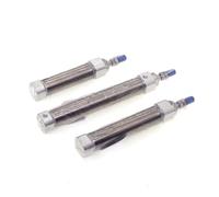 1 Uds Mini cilindro neumático de aire de acero inoxidable PB10, PB12, PB16x5/10/15/20/25/30/40/50/60/75/80/100/125/150-U/SU pistón(Stroke 100,PB10 (Bore 10mm))