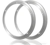1 Uds.,Rodamiento Giratorio Lazy Susan,Rodamiento Giratorio De Mesa Redonda | Metal de aluminio,giratorio,herrajes de placa giratoria suave for mesa de comedor redonda(400mm (16 inches))