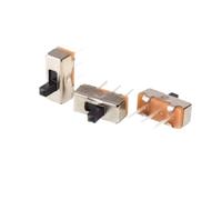 1 Uds SS12D00G3/G2/G3/G4 altura del mango 2/3/4/5mm interruptores deslizantes verticales 1P2T interruptor de palanca de 3 pines(SS12D00G5,50PCS)