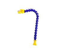 1 Uds tubo neumático 1/4 "3/8" 1/2 "rosca macho plástico Flexible agua aceite refrigerante manguera for torno CNC máquina(Flat-400mm,3/8")