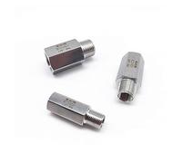 1 Uds válvula unidireccional de acero inoxidable 304 1/8 "1/4" 3/8 "1/2" 3/4 "1" control hilo macho a hembra(0.25 Inch,Outside in and out)