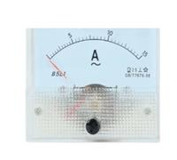 1 unidad 85L1 AC amperímetro analógico 100/5A 150/5A 200/5A medidores de Panel Industrial DC5A 10A 15A 20A 30A 50A medidor de corriente de conexión directa(500-5A)