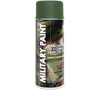 1 unidad de 400 ml de pintura militar militar en spray de color a elegir (verde oliva RAL 6003).