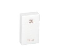 1 unidad de bloque indicador de cerámica de 0,5-20,5mm, bloque de calibración de medición de grado 0 de una sola pieza for calibrador micrométrico Medición precisa(7.5mm)
