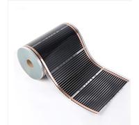 1 unidad de calefacción de suelo saludable de 220V y 50cm de ancho, calefacción por suelo radiante infrarroja, calentador de película de carbono, alfombrilla eléctrica for calentar el suelo de 220W(50