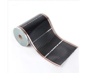 1 unidad de calefacción de suelo saludable de 220V y 50cm de ancho, calefacción por suelo radiante infrarroja, calentador de película de carbono, alfombrilla eléctrica for calentar el suelo de 220W(50