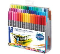 1 unidad de rotulador de fibra STAEDTLER 3200 TB120, punta fina, caja de 120 unidades