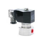 1 unidad de válvula solenoide de 1/8 "1/4" normalmente cerrada de alta presión 200bar/100bar válvula solenoide de acero inoxidable 304 220VAC DC12V/24V(1/8",24VDC)