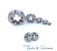 1 unidad M2 M2.5 M3 M3.5 x 0,4mm 0,45mm 0,5mm 0,6mm herramientas de roscado de paso de troquel de mano izquierda métrica para mecanizado de moldes * 0,4 0,45 0,5 0,6