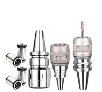 1 unids BT30 BT40 BT50 C32 Portautensilios potente de alta precisión Antipolvo CNC Abrazadera para la máquina Portaherramientas de fresado C32 Husillo Diámetro 3-20 mm (Estilo emboscado,BT40-C20-100)
