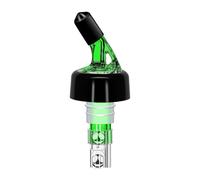 1 vertedor automático de botellas de 1 onza/30 ml, medidor de bebidas alcohólicas, dispensador de cóctel de vino, herramientas para el hogar, bar (verde)