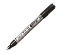 Pilot Pen - Rotulador permanente SuperColor - Punta media - Plata