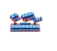 10-1 PCS, 3.3V 5v 12V 24V 1 2 4 Módulo de relé de 8 canales con optoacoplador. Salida X Vía for Arduino 1CH 2CH 4CH 8CH(5pcs,4 Channel 24V)