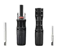 10/50/100 juegos de conectores fotovoltaicos impermeables 1000V/1500VDC 30A 50A PV cable de enchufe conectar 2,5/4/6mm² 9~10/11/13/(1500V 50A,10 SETS)
