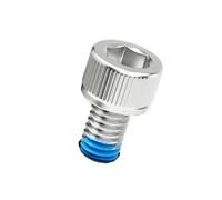 10-50 Uds DIN912 M2M2.5M3 M4 M5 M6 304 Hexagonal De Acero Inoxidable Cabeza Hueca Perno Medio Recubierto Tornillo Dispensador Pegamento Azul