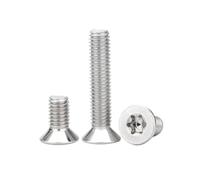 10-50 Uds GB2673 A4 M3 M4 M5 M6 M8 316 Tornillo De Cabeza Avellanada Plana Seis Lóbulos Acero Inoxidable Longitud Del Perno 6-30mm