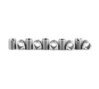 10 adaptadores de rosca macho de 2 a 16 mm, tuerca M8 | Adaptador de rosca exterior interior, casquillo de tuerca de inserción de acero inoxidable, duradero para automóviles y