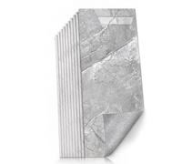 10 adhesivos para azulejos con aspecto de mármol, 60 x 30 cm, impermeables, para cocina, mármol, paneles de pared autoadhesivos para pared de cocina, baño, salón, azulejos de pared (8)