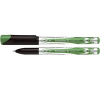 10 bolígrafos de tinta Schneider SN8114 Topball, punta de 0,5 mm, color verde