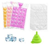 10 bolsas desechables para hacer cubitos de hielo, bolsas para congelar, ideales para cócteles y whisky